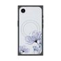 プレミアムスクエアケース with MagSafe［ Natural Flower - blue ］