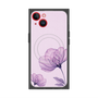 プレミアムスクエアケース with MagSafe［ Natural Flower - Purple ］