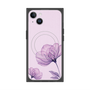 プレミアムスクエアケース with MagSafe［ Natural Flower - Purple ］