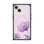 プレミアムスクエアケース with MagSafe［ Natural Flower - Purple ］