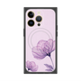 プレミアムスクエアケース with MagSafe［ Natural Flower - Purple ］