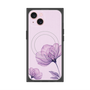 プレミアムスクエアケース with MagSafe［ Natural Flower - Purple ］