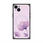 プレミアムスクエアケース with MagSafe［ Natural Flower - Purple ］
