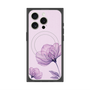 プレミアムスクエアケース with MagSafe［ Natural Flower - Purple ］