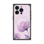 プレミアムスクエアケース with MagSafe［ Natural Flower - Purple ］