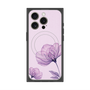 プレミアムスクエアケース with MagSafe［ Natural Flower - Purple ］