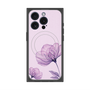 プレミアムスクエアケース with MagSafe［ Natural Flower - Purple ］