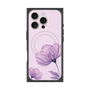 プレミアムスクエアケース with MagSafe［ Natural Flower - Purple ］