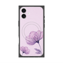 プレミアムスクエアケース with MagSafe［ Natural Flower - Purple ］