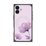 プレミアムスクエアケース with MagSafe［ Natural Flower - Purple ］
