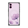 プレミアムスクエアケース with MagSafe［ Natural Flower - Purple ］