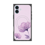 プレミアムスクエアケース with MagSafe［ Natural Flower - Purple ］