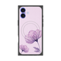 プレミアムスクエアケース with MagSafe［ Natural Flower - Purple ］