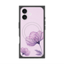 プレミアムスクエアケース with MagSafe［ Natural Flower - Purple ］