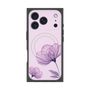 プレミアムスクエアケース with MagSafe［ Natural Flower - Purple ］