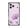 プレミアムスクエアケース with MagSafe［ Natural Flower - Purple ］