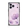 プレミアムスクエアケース with MagSafe［ Natural Flower - Purple ］
