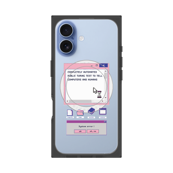 プレミアムスクエアケース with MagSafe［ System error! ］