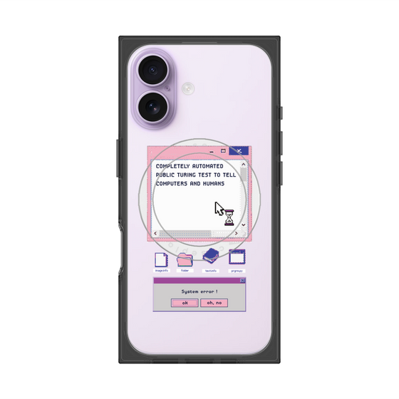 プレミアムスクエアケース with MagSafe［ System error! ］