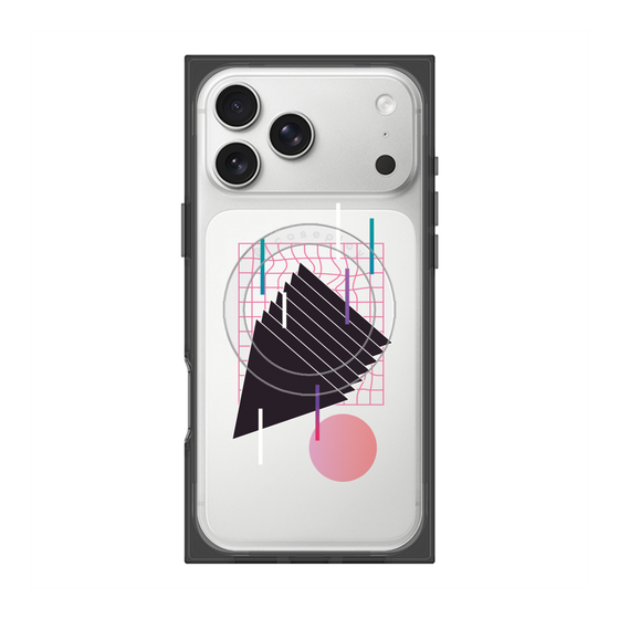 プレミアムスクエアケース with MagSafe［ Electronic ］