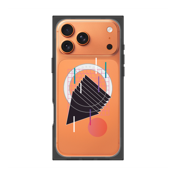 プレミアムスクエアケース with MagSafe［ Electronic ］