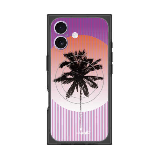 プレミアムスクエアケース with MagSafe［ Palm Tree ］