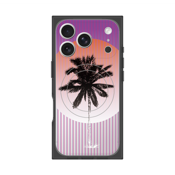 プレミアムスクエアケース with MagSafe［ Palm Tree ］