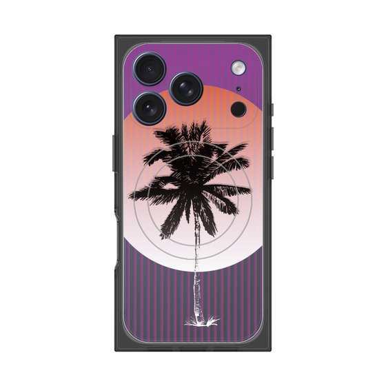 プレミアムスクエアケース with MagSafe［ Palm Tree ］