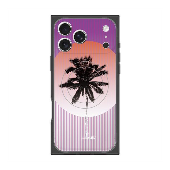 プレミアムスクエアケース with MagSafe［ Palm Tree ］