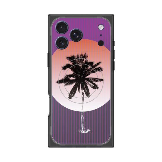 プレミアムスクエアケース with MagSafe［ Palm Tree ］