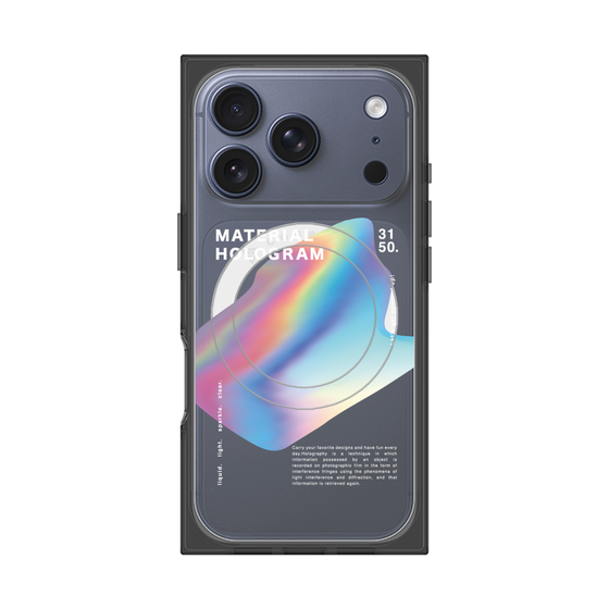 プレミアムスクエアケース with MagSafe［ Liquid Blue ］