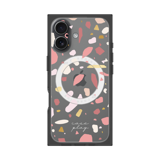 プレミアムスクエアケース with MagSafe［ Pink pieces ］
