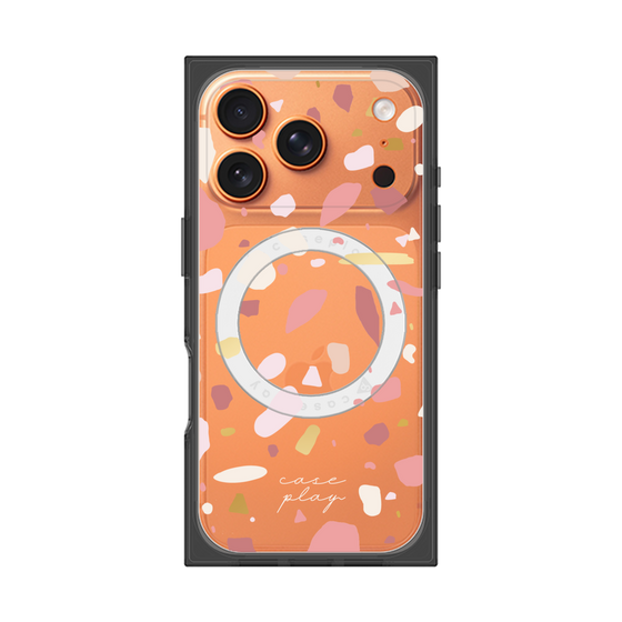 プレミアムスクエアケース with MagSafe［ Pink pieces ］