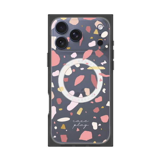 プレミアムスクエアケース with MagSafe［ Pink pieces ］