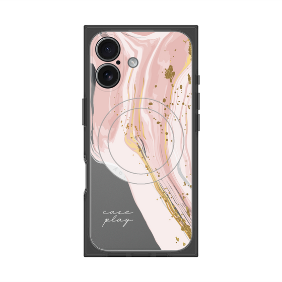 プレミアムスクエアケース with MagSafe［ Melting pink ］