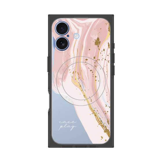 プレミアムスクエアケース with MagSafe［ Melting pink ］
