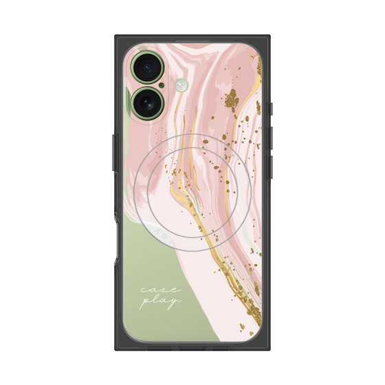 プレミアムスクエアケース with MagSafe［ Melting pink ］