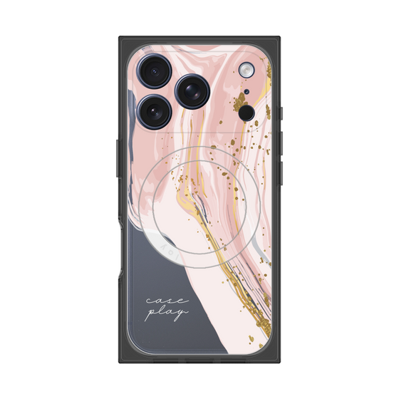 プレミアムスクエアケース with MagSafe［ Melting pink ］