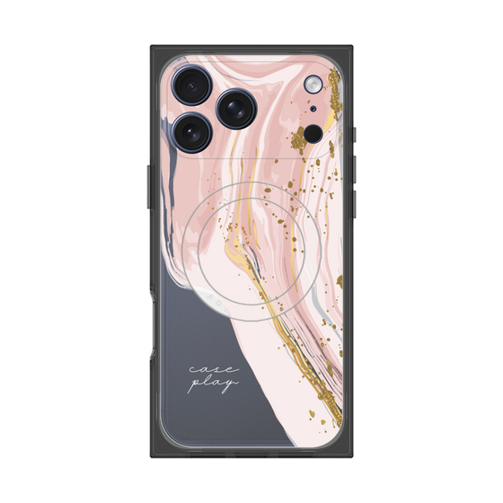 プレミアムスクエアケース with MagSafe［ Melting pink ］
