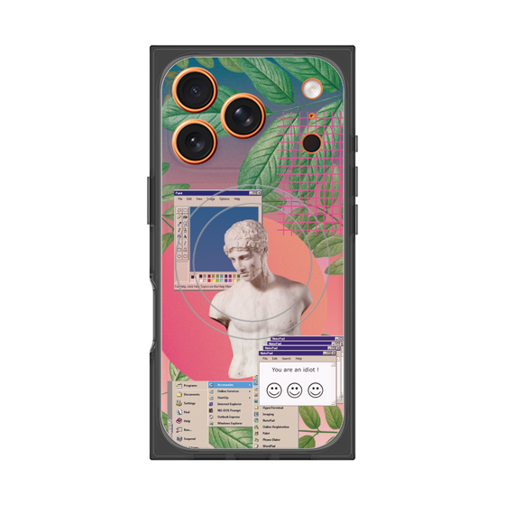 プレミアムスクエアケース with MagSafe［ vapor wave ］