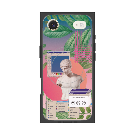 プレミアムスクエアケース with MagSafe［ vapor wave ］