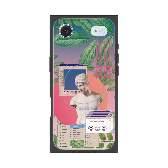 プレミアムスクエアケース with MagSafe［ vapor wave ］