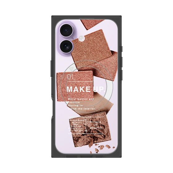 プレミアムスクエアケース with MagSafe［ Eye shadow-A ］