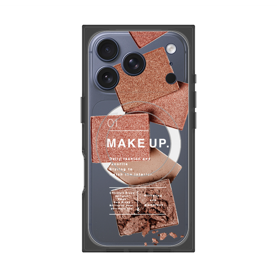 プレミアムスクエアケース with MagSafe［ Eye shadow-A ］