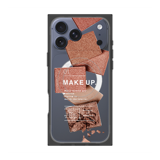 プレミアムスクエアケース with MagSafe［ Eye shadow-A ］