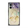 プレミアムスクエアケース with MagSafe［ Marble Nuance Painting Purple ］