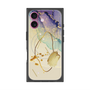 プレミアムスクエアケース with MagSafe［ Marble Nuance Painting Purple ］