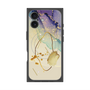 プレミアムスクエアケース with MagSafe［ Marble Nuance Painting Purple ］