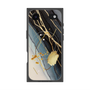 プレミアムスクエアケース with MagSafe［ Marble Nuance Painting Black ］