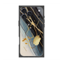 プレミアムスクエアケース with MagSafe［ Marble Nuance Painting Black ］